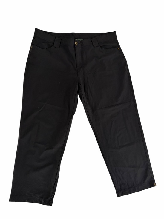 Woolrich Pants - WOOLRICH Black Stretch Capris Cropped Pants Outdoor Hiking Casual womens 16